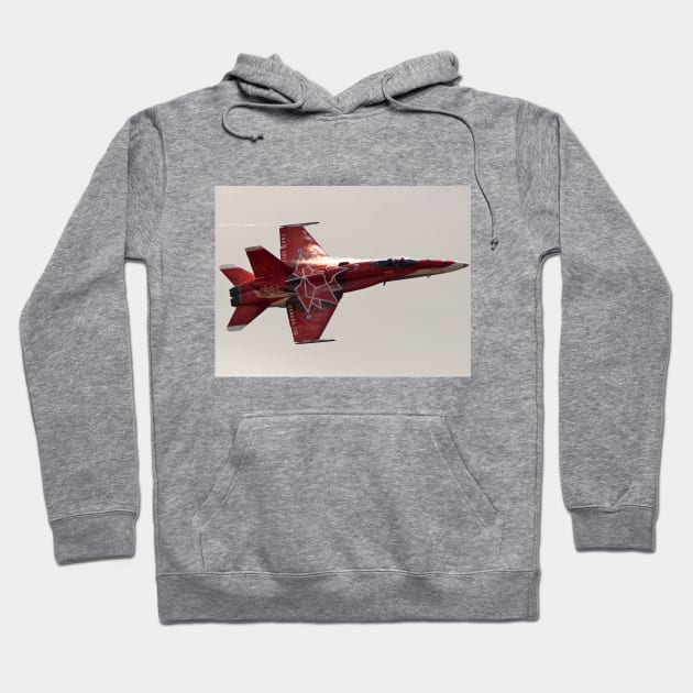 F-18 Hornet Canada 150 Hoodie by acefox1